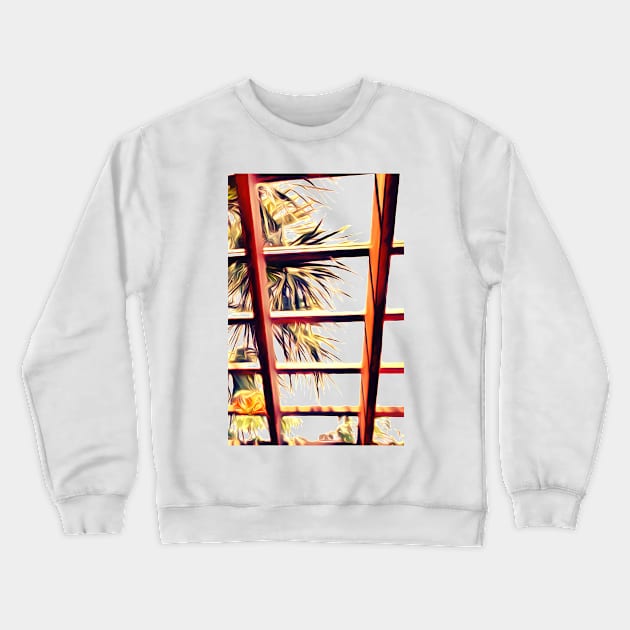 View From the Pergola Crewneck Sweatshirt by RoxanneG